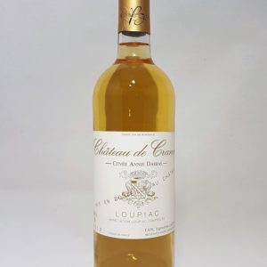 Château de cranne blanc liquoreux 2019 BIO