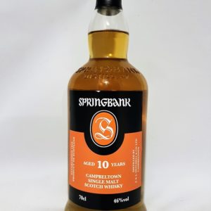 Springbank Campbeltown 10 ans single malt whisky 46°