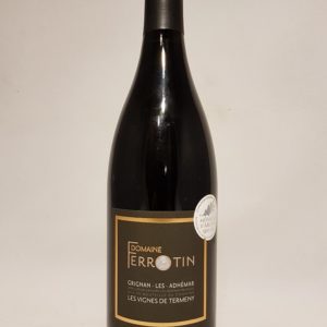 Domaine Ferrotin Les vignes de Termeny Grignan les Adhémar 2019