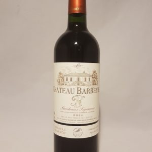 Château Barreyre Bordeaux supérieur rouge 2014