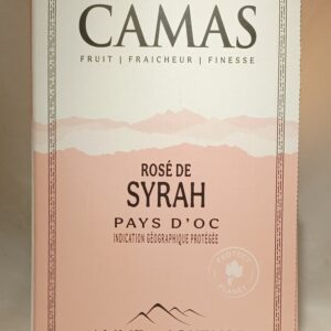 Camas syrah rosé pays d’oc 10 litres
