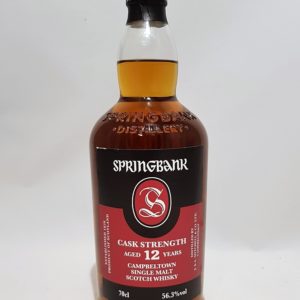 Springbank Campbeltown 12 ans single malt whisky 55,9°
